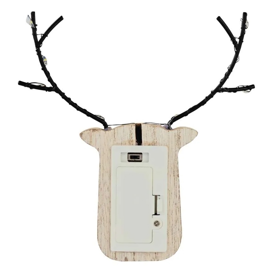 Decoração de Natal em LED 8xLED/2xAAA Rena