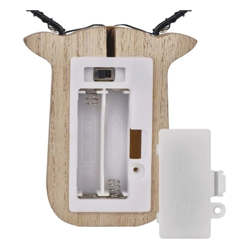 Decoração de Natal em LED 8xLED/2xAAA Rena