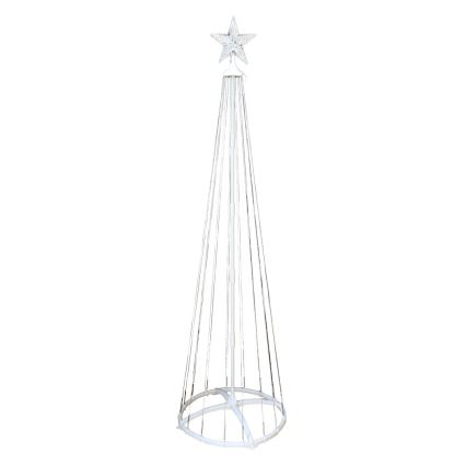 Árvore de Natal LED RGBW dimerizável para exterior, LED/4W/230V, 180 cm, IP44 + comando à distância