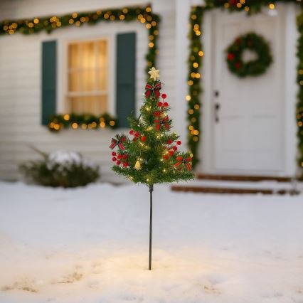 Decoração de Natal LED, 1 W, 230 V, 75 cm, IP44, verde