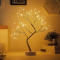 Decoração de Natal LED 102xLED/3xAA branco quente