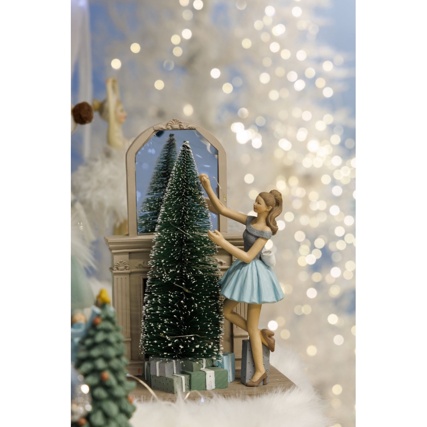 Decoração de Natal LED 10xLED/3xAAA branco quente