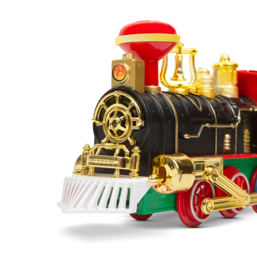 Decoração de Natal LED 10xLED/4xAA comboio