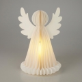 Decoração de Natal LED 12xLED/3xAA 38 cm branco quente anjo
