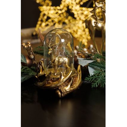 Decoração de Natal LED 12xLED/3xAAA branco quente