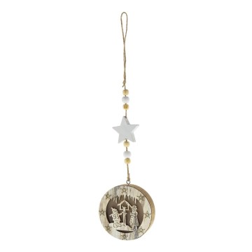 Decoração de Natal LED 1xLED/2xCR2032 branco quente