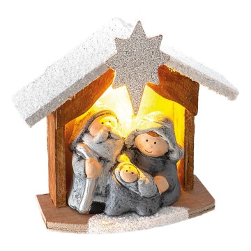 Decoração de Natal LED 1xLED/2xLR44 branco quente