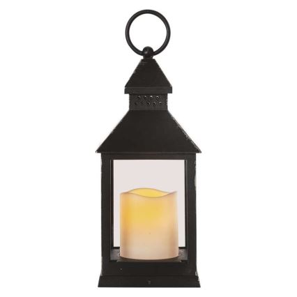 Decoração de Natal LED 1xLED/3xAAA preta