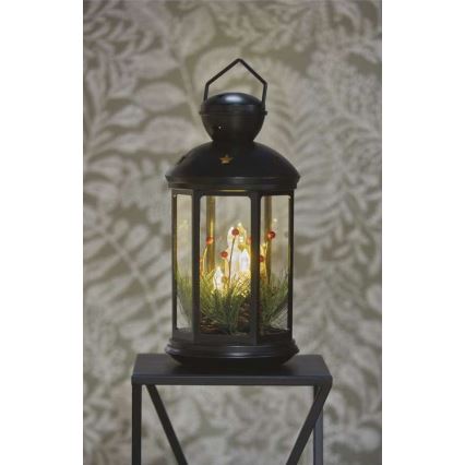 Decoração de Natal LED 1xLED/3xAAA preto