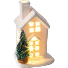 Decoração de Natal LED 1xLED/3xLR44 branco quente