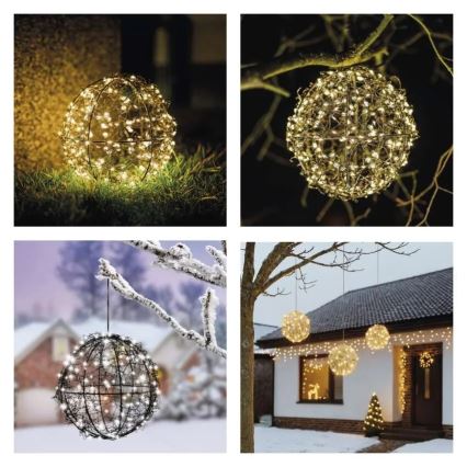 Decoração de Natal LED, 200 LEDs / 230 V, Ø 20 cm