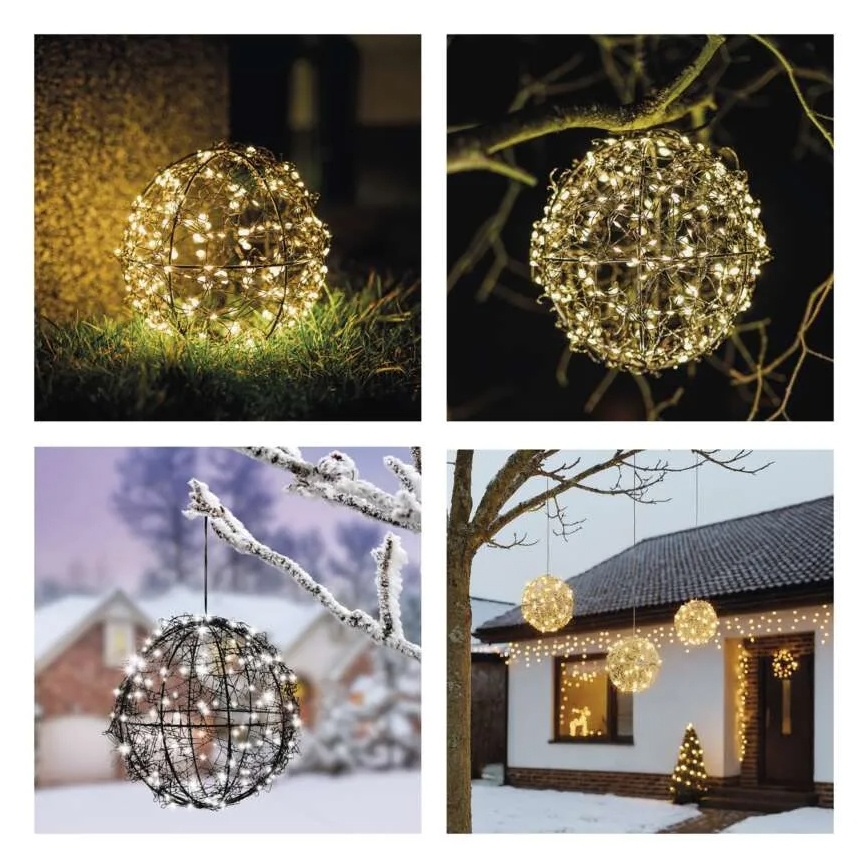 Decoração de Natal LED, 200 LEDs / 230 V, Ø 20 cm