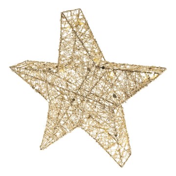 Decoração de Natal LED 20xLED/2xAA branco quente