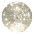 Decoração de Natal LED 20xLED/3xAA, esfera diâmetro 15 cm