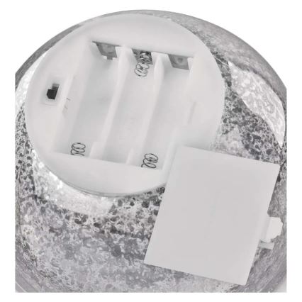 Decoração de Natal LED 20xLED/3xAA, esfera diâmetro 15 cm