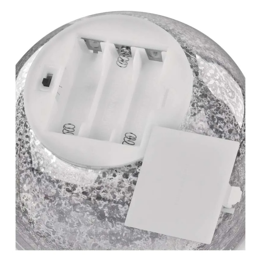 Decoração de Natal LED 20xLED/3xAA, esfera diâmetro 15 cm