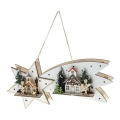 Decoração de Natal LED/2xAA cometa LED