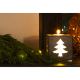 Decoração de Natal LED/2xAAA árvore