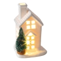 Decoração de Natal LED, 3x LR44, branco quente