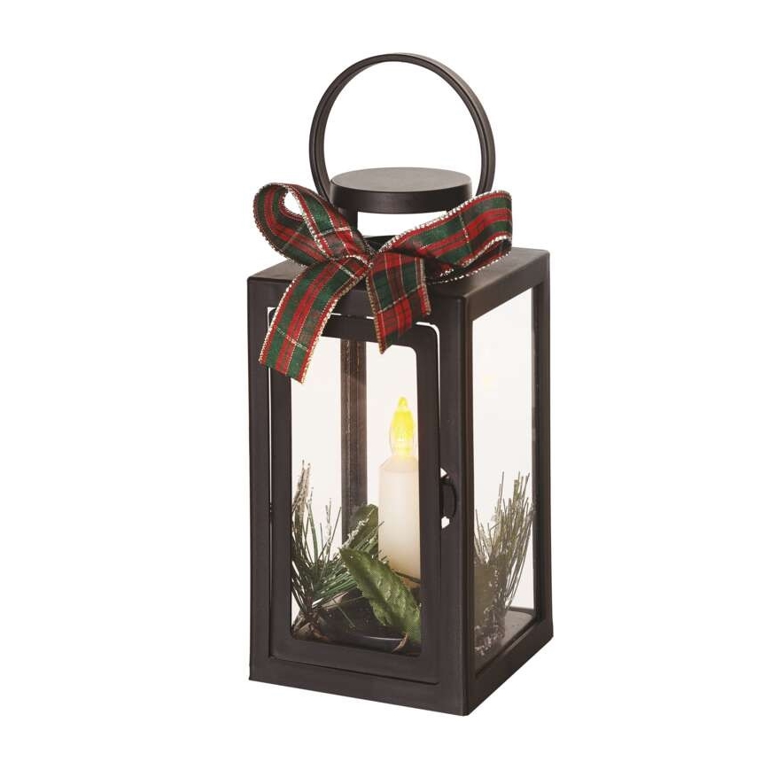 Decoração de Natal LED/3xAAA preta