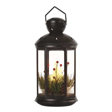 Decoração de Natal LED/3xAAA preta