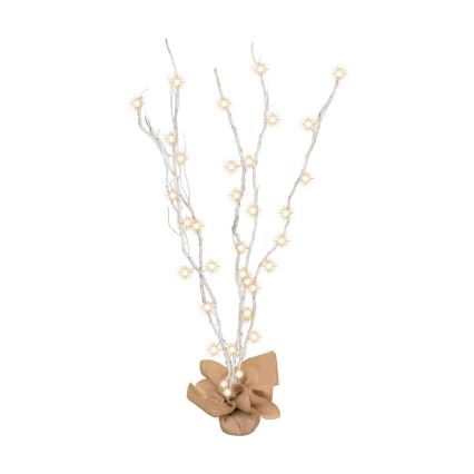 Decoração de Natal LED 40xLED/3xAA branco