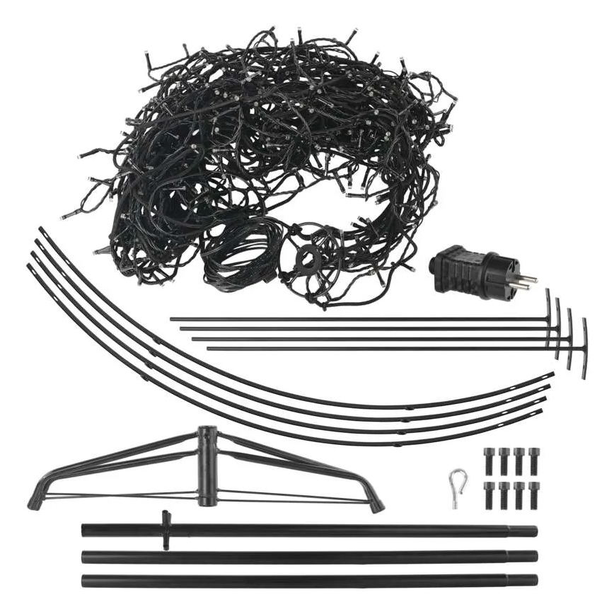 Decoração de Natal LED 480xLED/230V IP44 180 cm