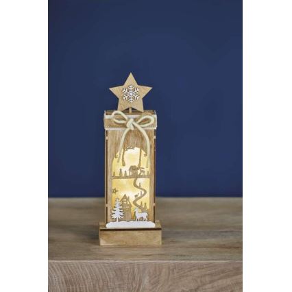 Decoração de Natal LED 5xLED/2xAA estrela