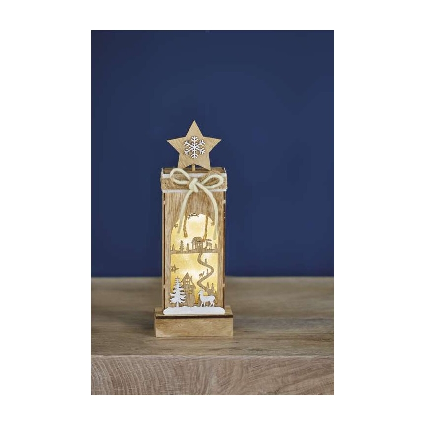 Decoração de Natal LED 5xLED/2xAA estrela