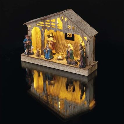 Decoração de Natal LED 5xLED/3xAA