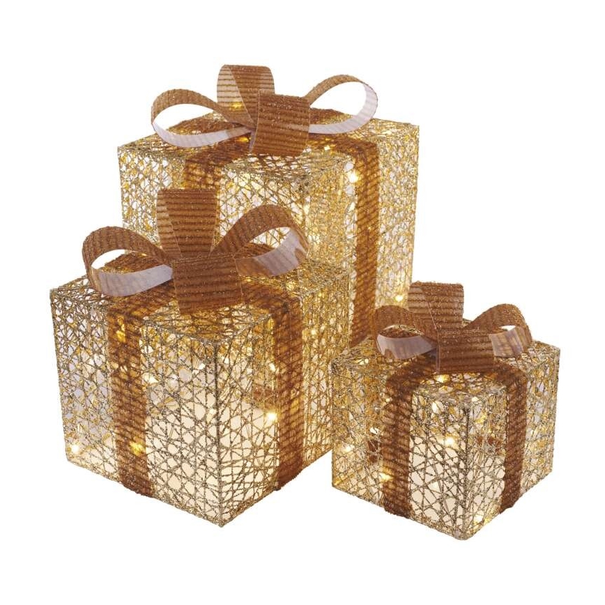 Decoração de Natal LED 72xLED/1,35W/230V dourada