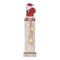 Decoração de Natal LED 7xLED/2xAA pai natal