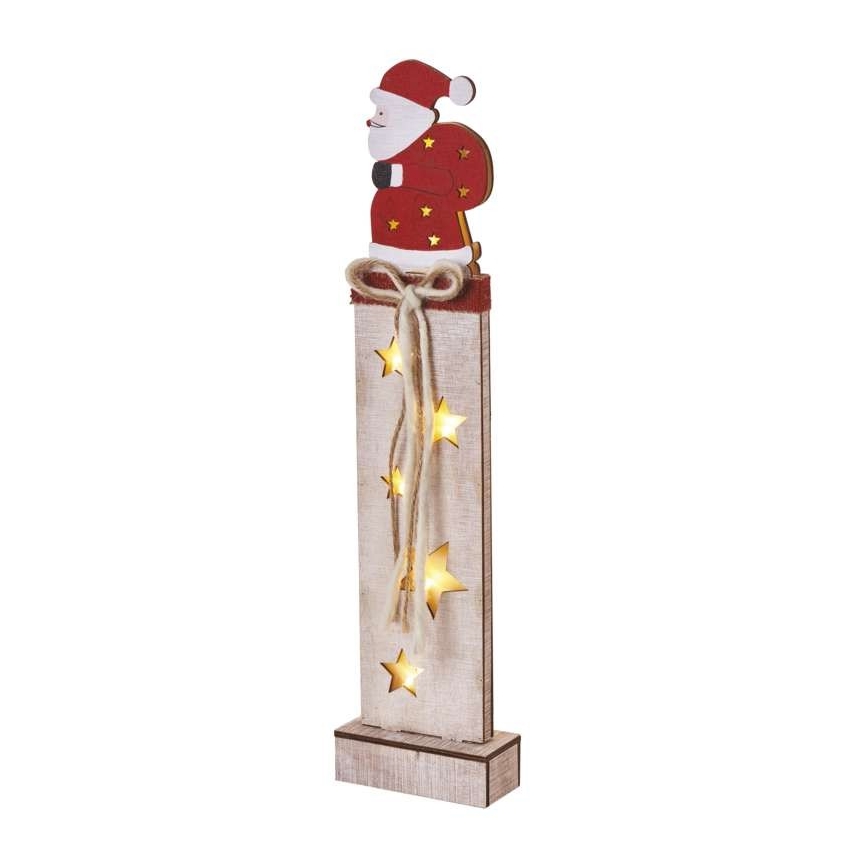 Decoração de Natal LED 7xLED/2xAA pai natal