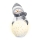 Decoração de Natal LED (boneco de neve com bola de neve) LED/2xLR44/branco quente