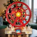 Decoração de Natal LED LED/2xAA/branco quente carrossel