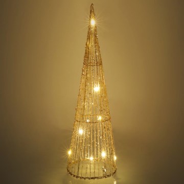 Decoração de Natal LED LED/2xAA cone de 40 cm