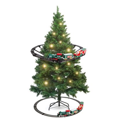 Decoração de Natal LED, LED/2xAA, diâmetro 80 cm, comboio para árvore de Natal
