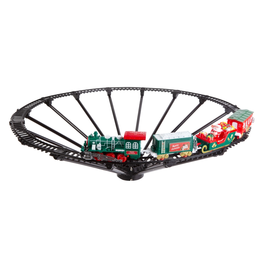 Decoração de Natal LED, LED/2xAA, diâmetro 80 cm, comboio para árvore de Natal