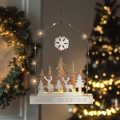 Decoração de Natal LED LED/2xAA floresta com veados