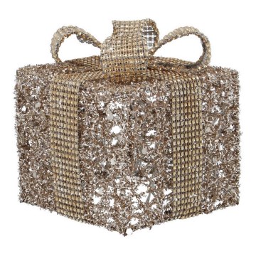 Decoração de Natal LED LED/2xAA presente