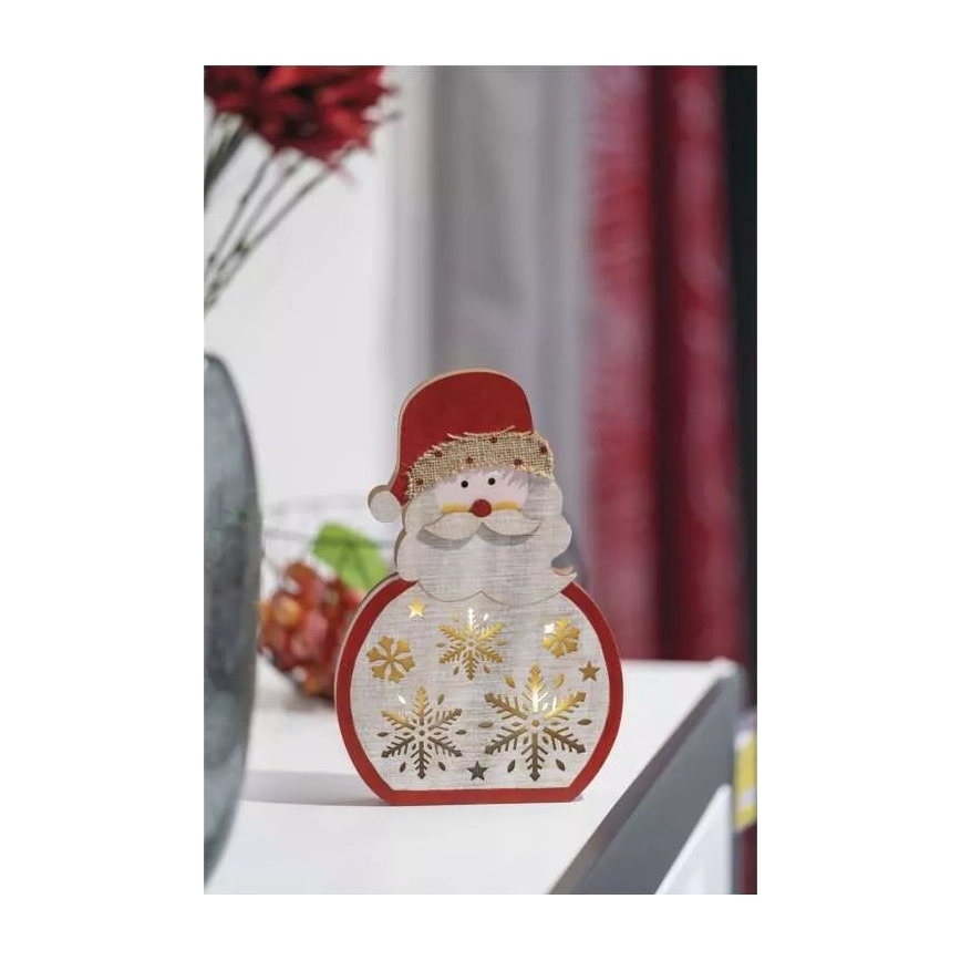 Decoração de Natal LED LED/2xAAA Santa