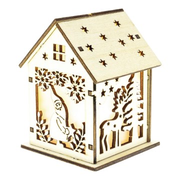 Decoração de Natal LED LED/2xLR44 branco quente