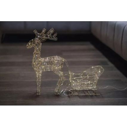 Decoração de Natal LED LED/3xAA branco quente