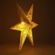 Decoração de Natal LED LED/3xAA dourado estrela