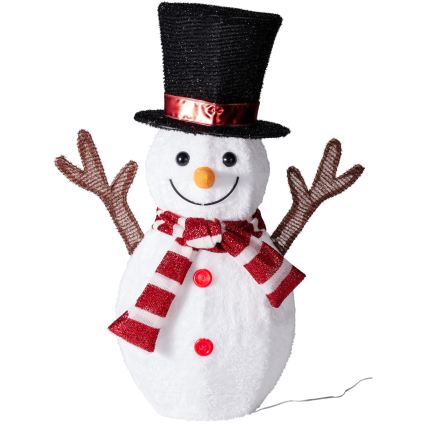 Decoração de Natal LED para exterior 35xLED/230V 67 cm IP44 boneco de neve