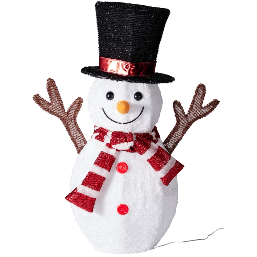 Decoração de Natal LED para exterior 35xLED/230V 67 cm IP44 boneco de neve