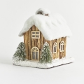 Decoração de Natal LED para exterior 4xLED/2xAA IP44 casinha