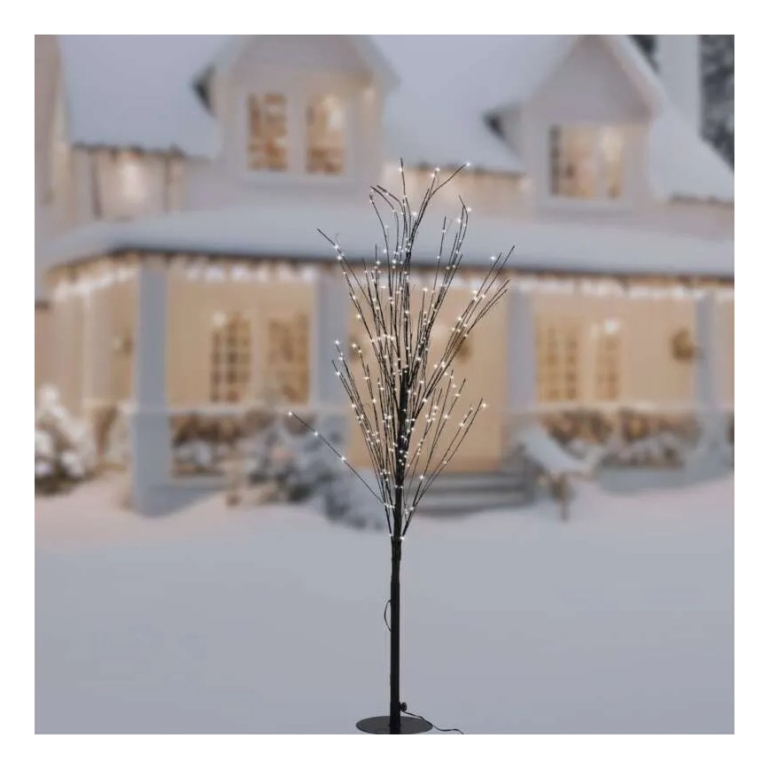 Decoração de Natal LED para exterior 600xLED/3,8W/230V 120 cm branco quente IP44