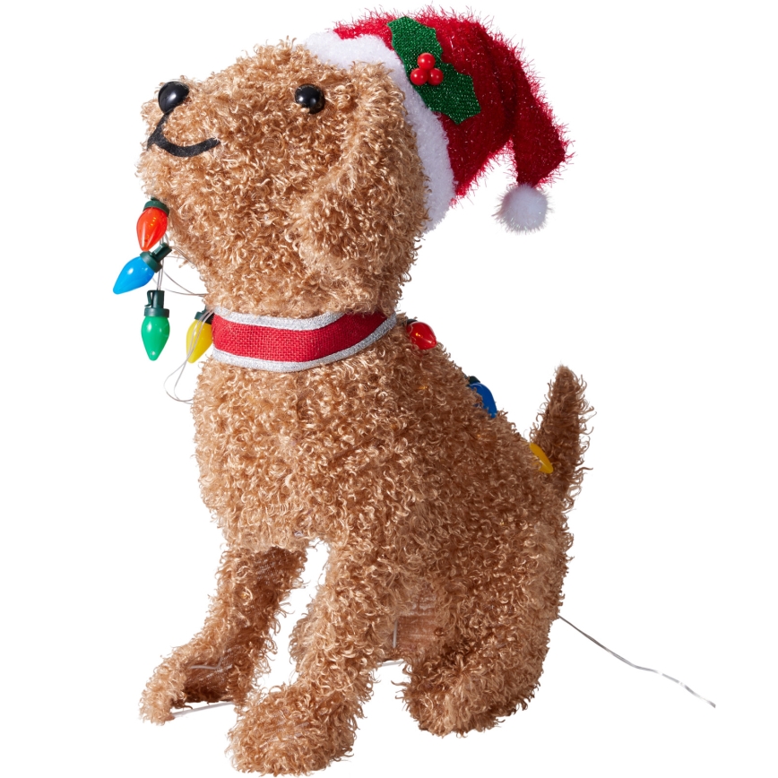 Decoração de Natal LED para exterior 70xLED/230V 55 cm IP44 cão