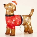Decoração de Natal LED para exterior em forma de cão 40xLED/230V 35 cm IP44